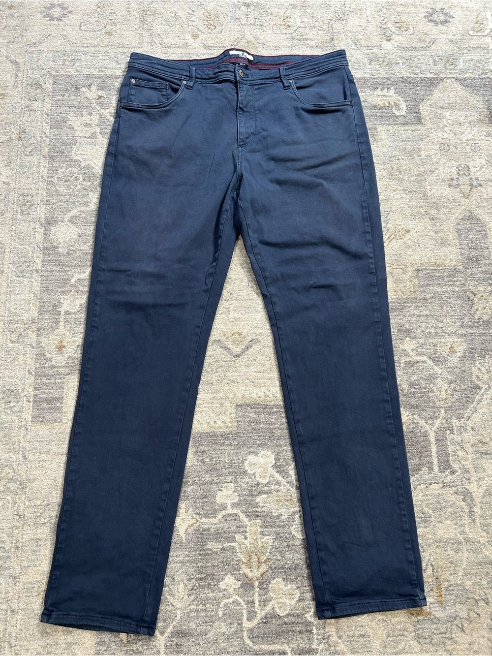 Johnnie-O Newport 5-Pocket Pants Men’s 38x32 Navy Blue Stretch Golf